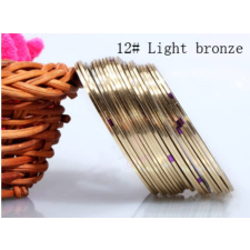  Díszítő szalag  12 light bronze körömdíszítő