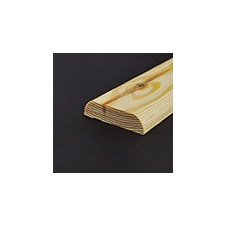  Díszítőléc, 2 oldalt kerekített, fenyő (10x40mm) villanyszerelés