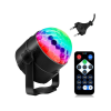  Diszkógömb LED fényeffekt RGB vetítő - Buli fényeffektek, diszkó lámpa, party vetítő