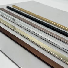  Díszléc, polisztirol, fényes felülettel, 3000x4x11.5 mm - Ezüst tapéta, díszléc és más dekoráció