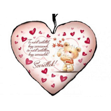  Díszpárna,szív - Te azért születtél… 45x6x36 cm lakástextília