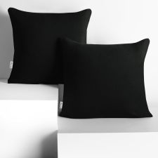 Díszpárnahuzat AMBER szín fekete stílus klasszikus anyag dzsörzé 40x40 DecoKing lakástextília