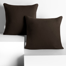 Díszpárnahuzat AMBER szín sötétbarna stílus klasszikus anyag dzsörzé 40x40 DecoKing lakástextília