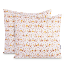  Díszpárnahuzat FOLKY szín fehér bordás nyomott stílus boho 45x45 ameliahome lakástextília