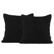  Díszpárnahuzat HENRY szín fekete jacquard dombornyomott motívum geometrikus 45x45 decoking lakástextília