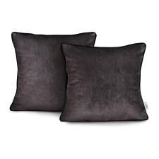 Díszpárnahuzat VELVET szín barna stílus glamour bársony 45x45 ameliahome lakástextília