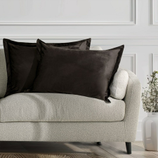  Díszpárnahuzat VELVET szín barna stílus glamour bársony 50x70 ameliahome lakástextília