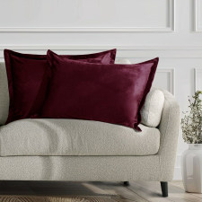 Díszpárnahuzat VELVET szín piros bársony 50x70 ameliahome lakástextília