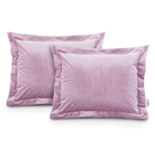  Díszpárnahuzat VELVET szín púderrózsaszín stílus glamour bársony 50x70 ameliahome lakástextília