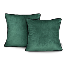 Díszpárnahuzat VELVET szín üvegzöld stílus glamour bársony 45x45 ameliahome lakástextília