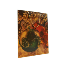  Dísztasak 54 x 39 cm &quot;Karácsony, fa, nagy zöld gömb&quot; ajándéktasak