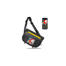 Divoom Pixel Slingbag-V 12" Notebook táska - Fekete számítógéptáska