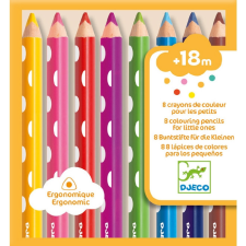 DJECO 8 colouring pencils for little ones kreatív és készségfejlesztő