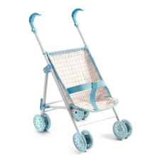 DJECO Babakocsi - Kékes, 44 cm - Pomea játékbabához ( Djeco, 7784) játék babakocsi