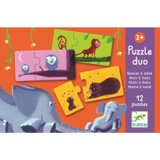 DJECO Djeco állatok anyukák és kicsinyeik puzzle puzzle, kirakós