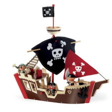 DJECO Djeco: Arty Toys Kalózhajó - Ze pirat boat játékfigura