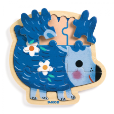 DJECO Djeco Fa puzzle - Süni, 9 db-os - Puzzlo Kipic puzzle, kirakós