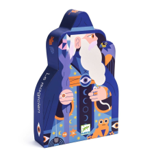 DJECO Djeco Formadobozos puzzle - Varázsló varázspálcával puzzle, kirakós