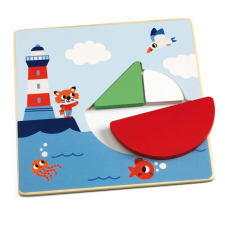 DJECO Djeco Képkirakó - Kikötő puzzle, kirakós