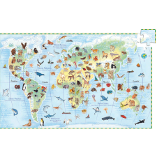 DJECO Djeco Megfigyeltető puzzle - Föld állatai - Animals of the earth puzzle, kirakós