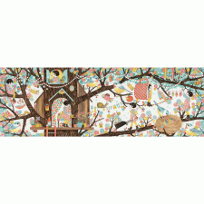 DJECO Djeco Művész puzzle - Faház - Tree hause - FSC MIX játékfigura