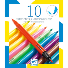  Djeco Ecsetfilc készlet - 10 ragyogó szín - Pop colors kreatív és készségfejlesztő