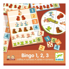 DJECO Eduludo Bingo 1, 2, 3 numbers - Bingó a számokka fejlesztőjáték társasjáték