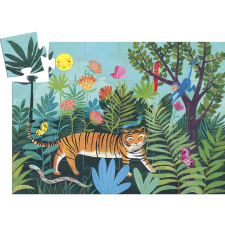 Djeco Formadobozos puzzle - A tigris sétája - The tiger's walk játékfigura