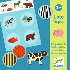 DJECO Fur and Feathers Loto Game, Djeco társasjáték