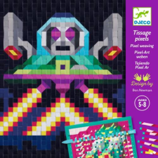 DJECO Fűzős képkészítő - Betolakodók - Invaders - Djeco kreatív és készségfejlesztő