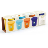 DJECO Gyurma - Pillegyurma - 4 tubs of play dough, Plain flour- DJECO
