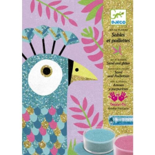 DJECO Homokkép készítő - Káprázatos madarak - Dazzling birds Djeco kreatív és készségfejlesztő
