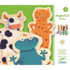 DJECO Játék mágnesekkel állatok - vicces puzzle, kirakós