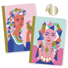  Djeco Jegyzetfüzetek, 2 x A/6 - Sarah little notebooks füzet