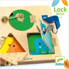 DJECO Képkirakó - Csiki-csuki ,interaktív puzzle- LockBasic puzzle, kirakós