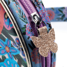 DJECO Kerek oldaltáska - Madárkás - Round bag Tara gyerek hátizsák, táska