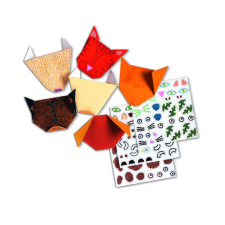 DJECO kreatív origami játék, állatos, többszínű kreatív és készségfejlesztő