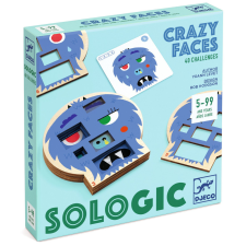 DJECO Logikai játék - Szörnyűlködés - Crazy faces társasjáték