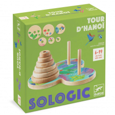 DJECO Logikai játék - Toronyépítő - Tour d&- 039;Hanoi - FSC 100% oktatójáték
