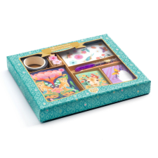 DJECO : Lovely Paper Irodaszer mini készlet - Mini Kendra box kreatív és készségfejlesztő
