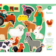 DJECO Mágneses képkirakó - Tanya világ - Farmix - Djeco kreatív és készségfejlesztő