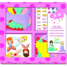 DJECO Matricázó Képkészítés Hercegnős I Love Princesses (DJ09053) kreatív és készségfejlesztő