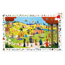 DJECO Megfigyelő rejtvény Híres történetek, Djeco puzzle, kirakós