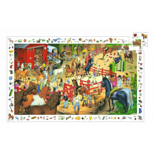 DJECO Megfigyelő rejtvény Lovak, Djeco puzzle, kirakós