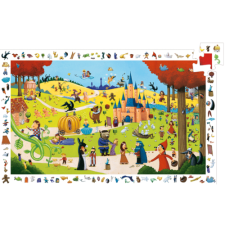 DJECO Megfigyeltető puzzle - Mesék, 54 db-os - Tales Djeco puzzle, kirakós