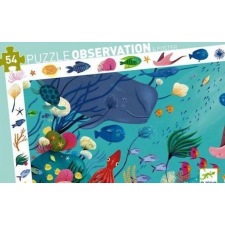 DJECO Megfigyeltető Puzzle - Tengerben, 54 db-os - Aquatic (179005) puzzle, kirakós