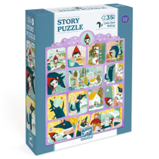 DJECO Mese puzzle- Piroska és a Farkas- Djeco puzzle, kirakós
