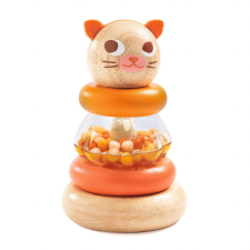 DJECO Montessori játék Cat Pyramid, Djeco kreatív és készségfejlesztő