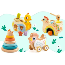 DJECO Montessori játék Chicken Tower, Djeco kreatív és készségfejlesztő