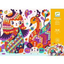 DJECO Mozaikkép készítés - Kokeshi babák - Kokeshi - Djeco kreatív és készségfejlesztő